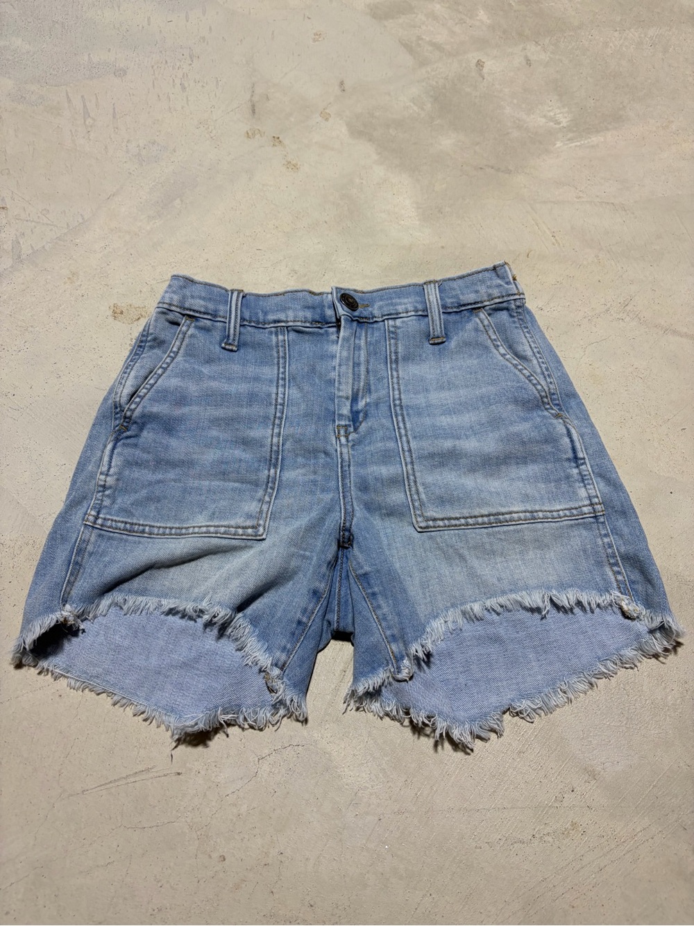 Aerie Light Blue Denim Women's Shorts XS